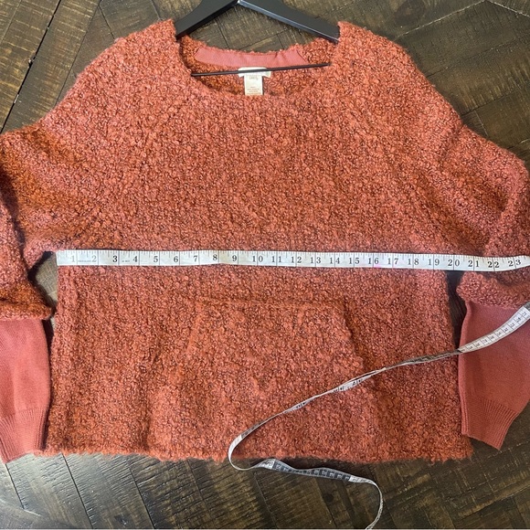 Sundance Merino Wool orange sweaters size M - Picture 9 of 10